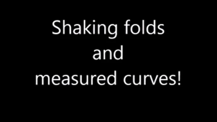 Shaking folds and measured curves