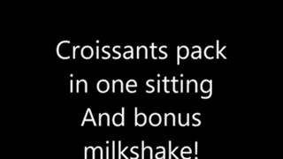 Croissants pack in one sititng