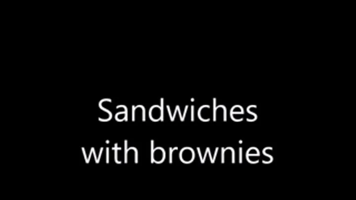 Sandwiches and brownies