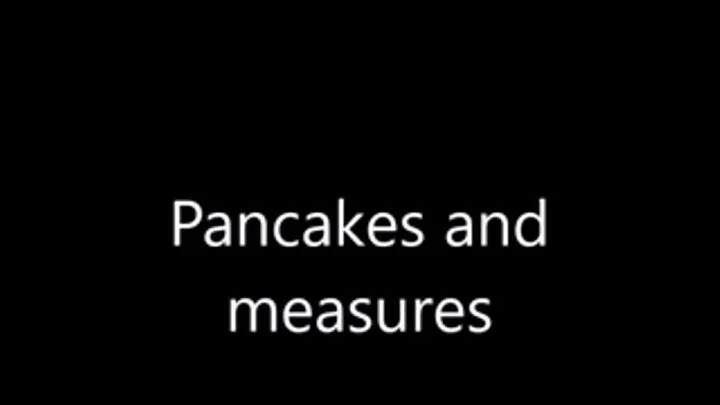 Pancakes and measure