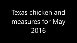 Texas chicken and measures