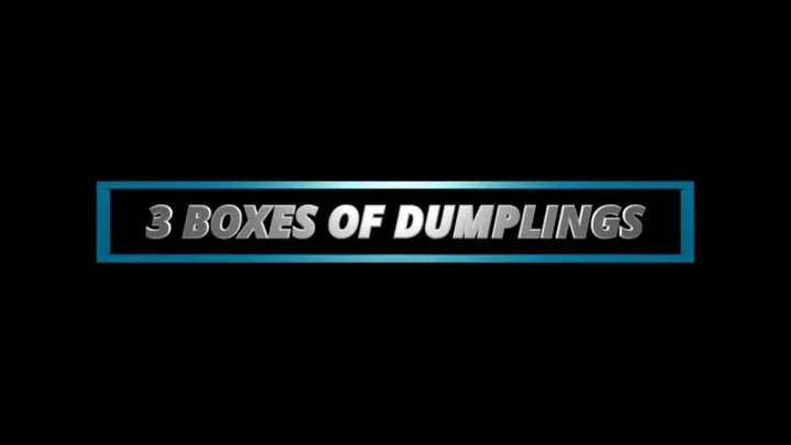 3 boxes of dumplings