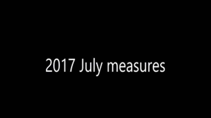 2017 July Measures and a meal