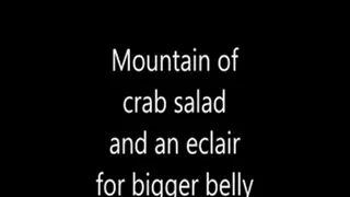 Mountain of crab salad