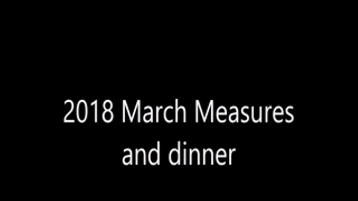 2018 March Measures and dinner