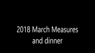 2018 March Measures and dinner