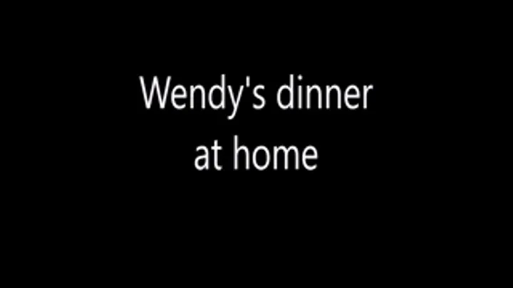 Wendy's dinner at home