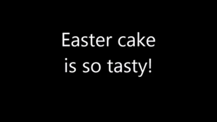 Easter cake is so tasty!