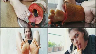 Bare Foot Food Crushing 64