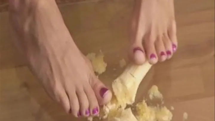 Bare Foot Food Crushing 52