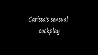 Carissa's sensual cockplay pt1 and pt2 .