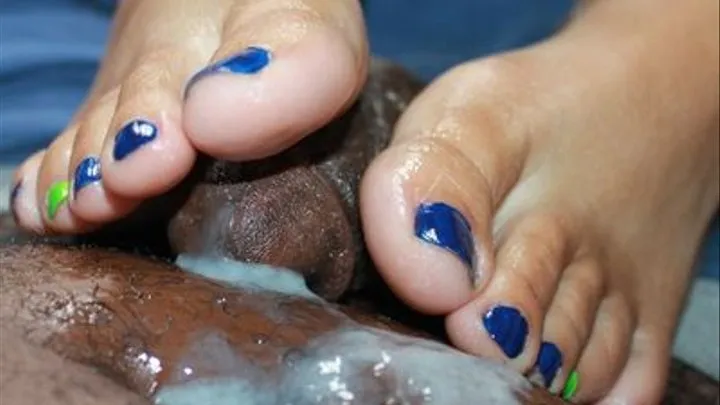 Cum Covered Feet