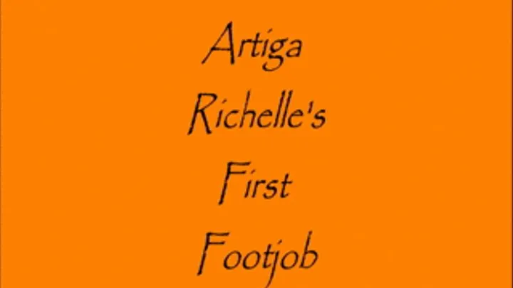 Artiga's first footjob