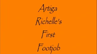 Artiga's first footjob