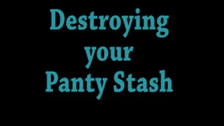 Destroying your Panty Stash