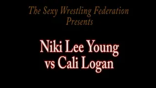 Sexy Wrestling Fed- Niki vs Cali