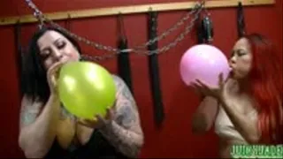 2 Girls: Balloon Fun with Jasmine Jade and Amara Zane MP4