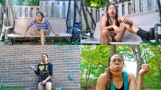 Fit Asian Jasmine Jade Coughing compilation Non Nude- volume 14