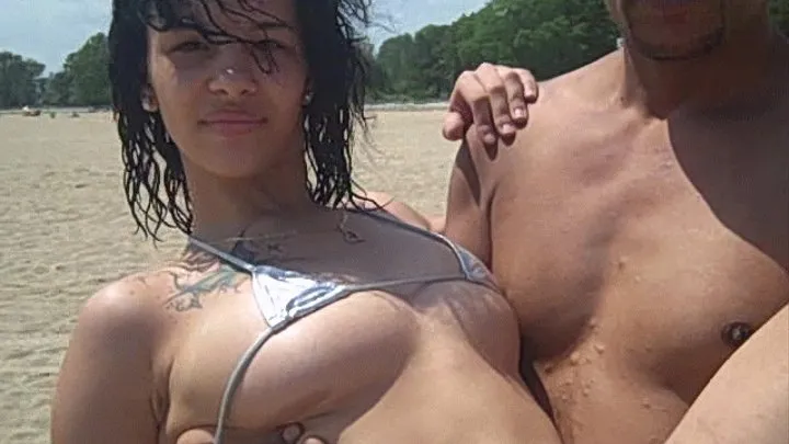 19Yr Jade Shows Her Ass To Many Onlookers At NON Nude Public Beach! Part 3!