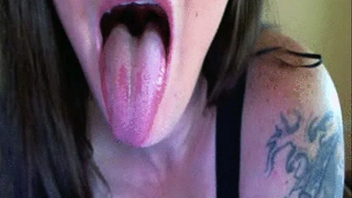 My long and strong tongue