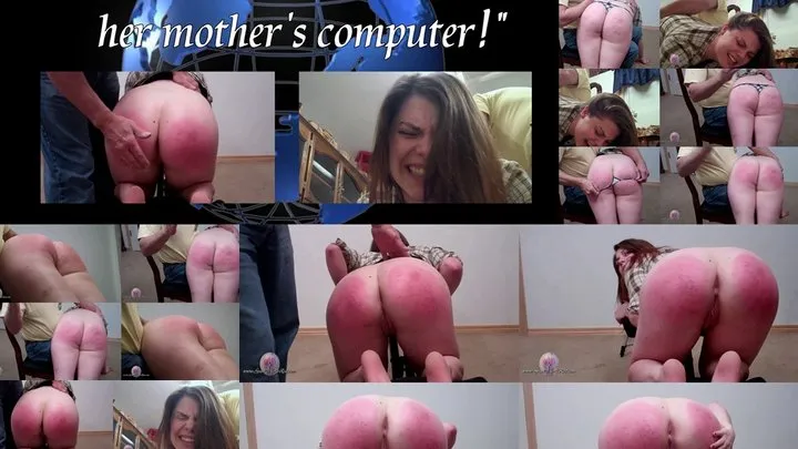 LeAnne gets caught on her step-mother's computer