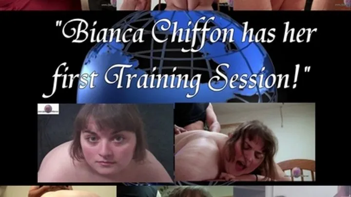 Bianca Chiffon has her first training session