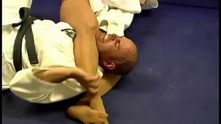 Judo Domination in Silk Suntan Pantyhose