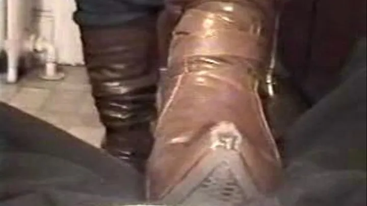 Crushed under her well worn boots