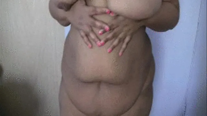 BBW Belly Playing