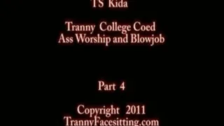 TS Kida - Tranny College Coed Blowjob and Facial Cumshot (Part 4 of 4)