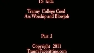 TS Kida - Tranny College Coed Foot Worship and Footjob (Part 3 of 4)