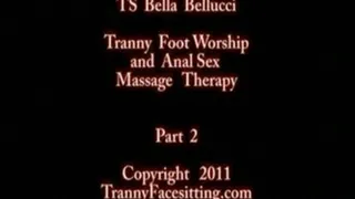 Bella Bellucci - Transsexual Cock-Sucking with the Massage (Part 2 - MP4 format for Mac and users)