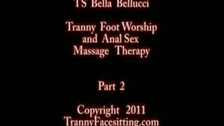 Bella Bellucci - Transsexual Cock-Sucking with the Massage (Part 2 - WMV format users)
