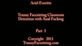 Ariel Everitts - The Sexy Tranny Professor Fucks the College Boy's Ass in Detention (Part 3 of 4)