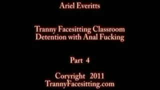 Ariel Everitts - Tranny Fucking and Facial Cumshot on her College Boytoy in the Classroom (Part 4 of 4)