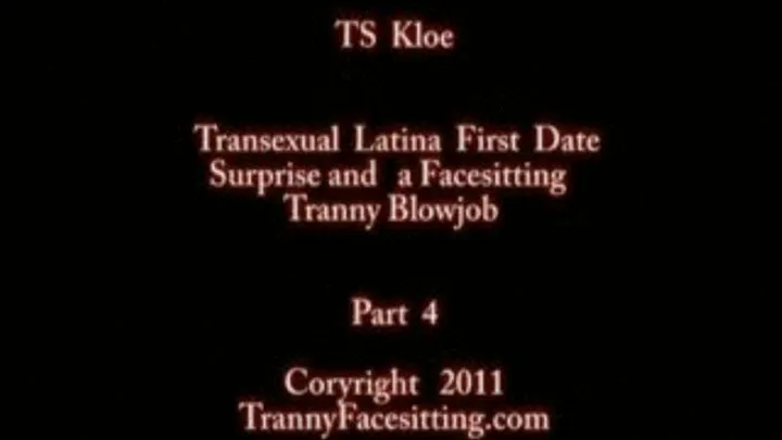 TS Kloe - Tranny Facial Cumshot and Horny Boytoy Orgasm on Tranny Tits (Part 4 of 4)