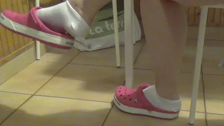 Crocs in the kitchen