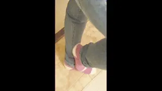 Orgasm duet and footjob, toejob