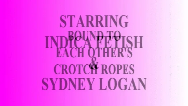 Bound To Each Other's Crotch Ropes