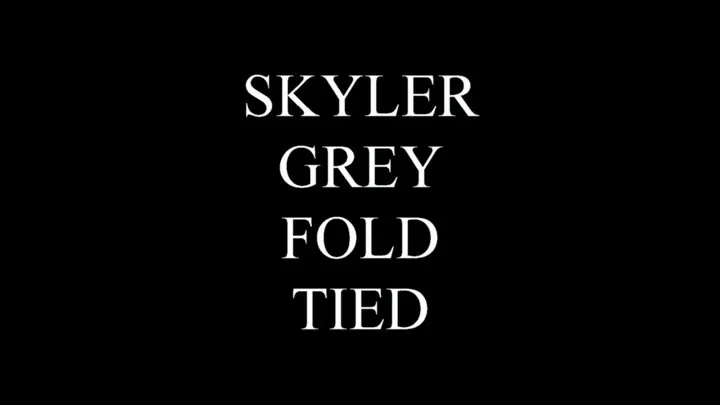 Skyler Grey Fold Tied