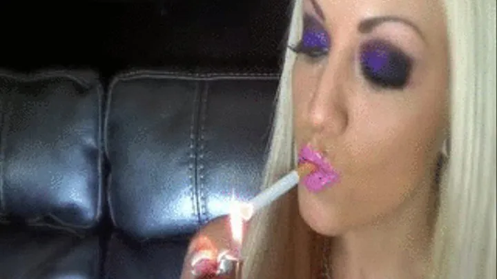 Chain Smoking in Purple Eyeshadow