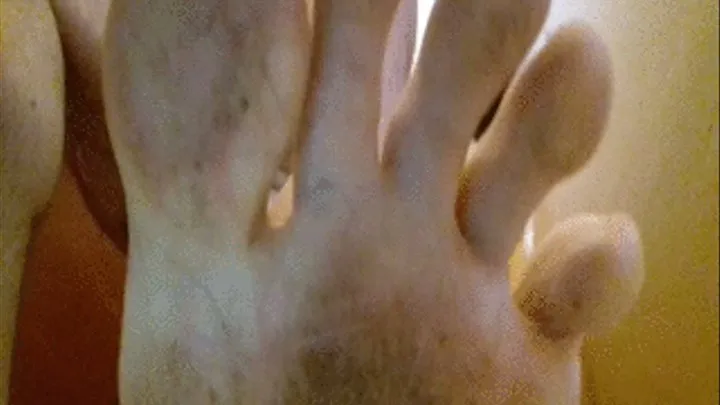 Dirty / Clean Soles Up Close In Your Face