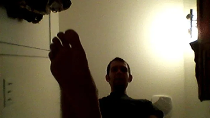 Bathroom Bare Foot Giant POV Stomping