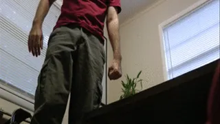 Giant Feet Stomping, Kicking and Toe Pointing POV