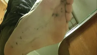 Giant Dirty Feet Stomping and Kicking You (POV)