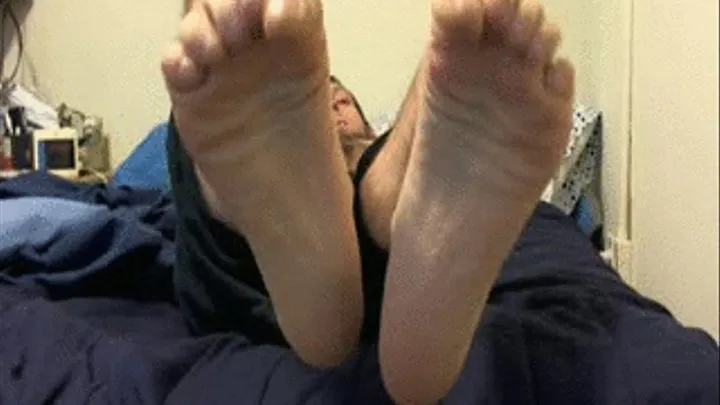 Giant Feet and Soles On My Bed (HD, 720 x )