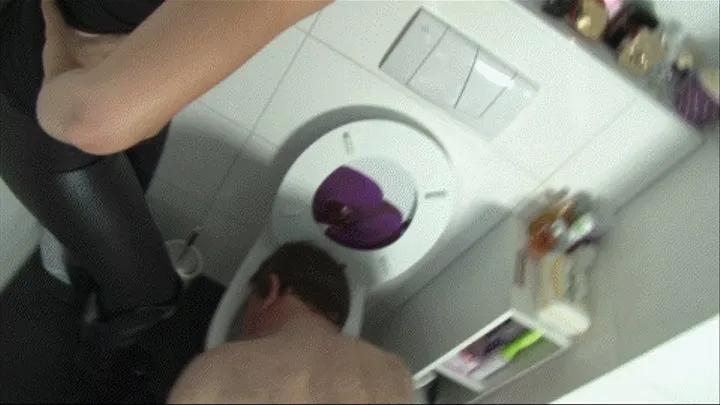 clean my toilet with your tongue