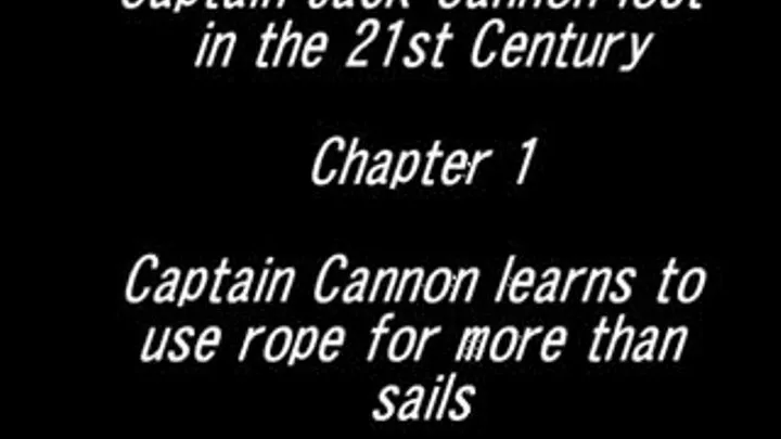 Captain Jack Cannon Uses rope for more than sails