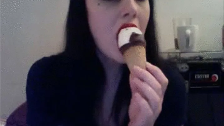 sensual ice cream fetish