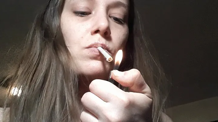 Smoking before bed thinking of you